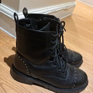 Kurt Geiger Black Studded Boots